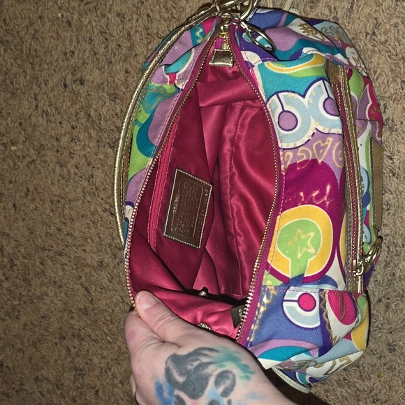 Coach authentic poppy shoulder bag - Picture 3 of 4